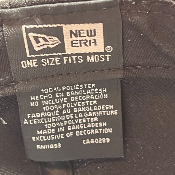 Atlanta Falcons New Era 9Fifty Snapback Black Cap Adjustable Hat 100% Polyester - Picture 2 of 15